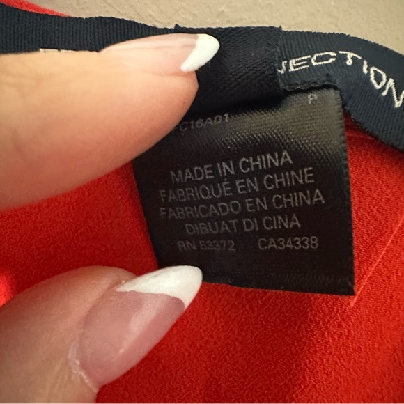 French Connection Women's Red Sleeveless Top Size Small - Picture 4 of 5